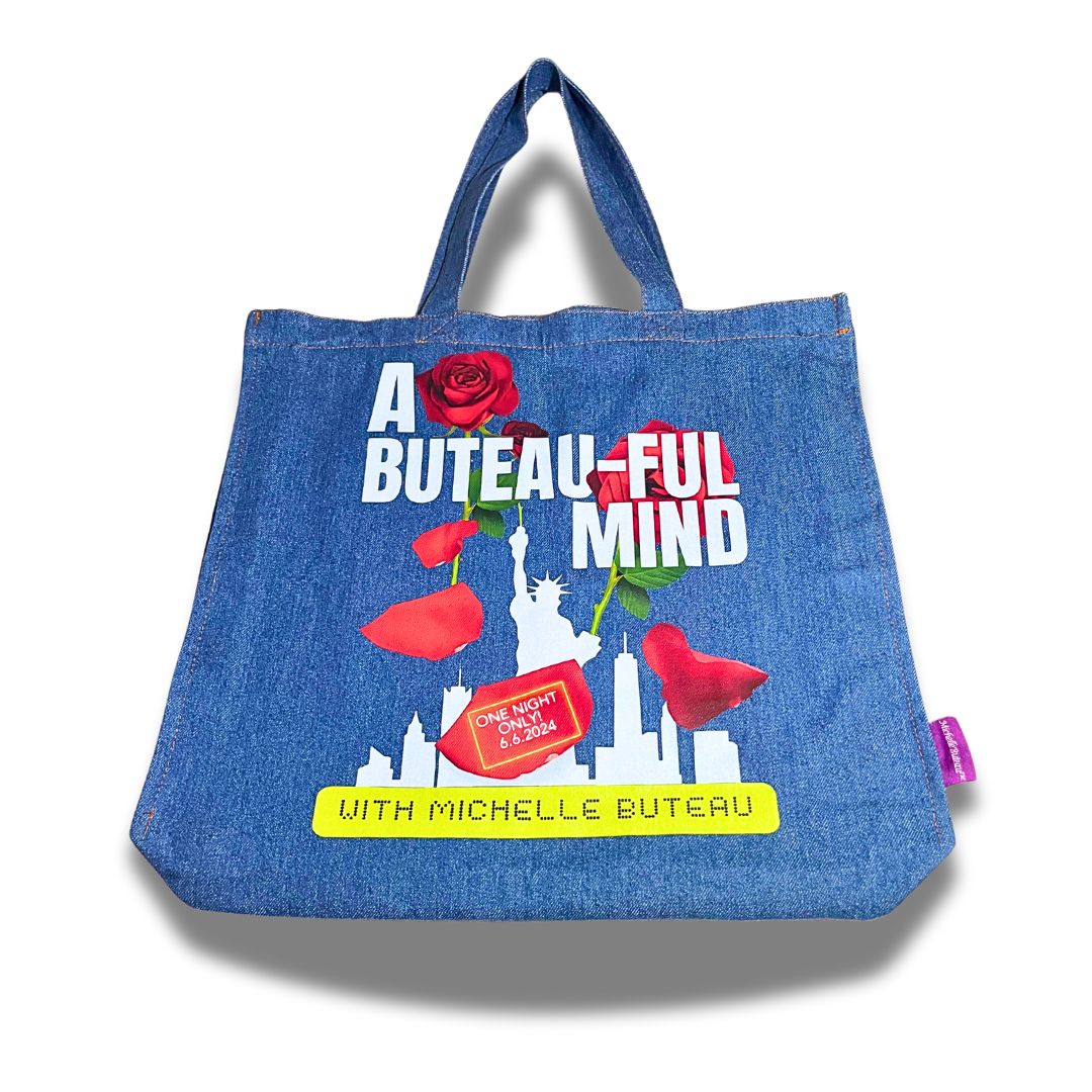 A Buteau-Ful Mind Denim Tote Bag