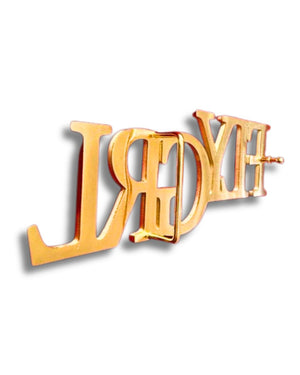 FLY GRL ****Belt Buckle Only**** In Gold