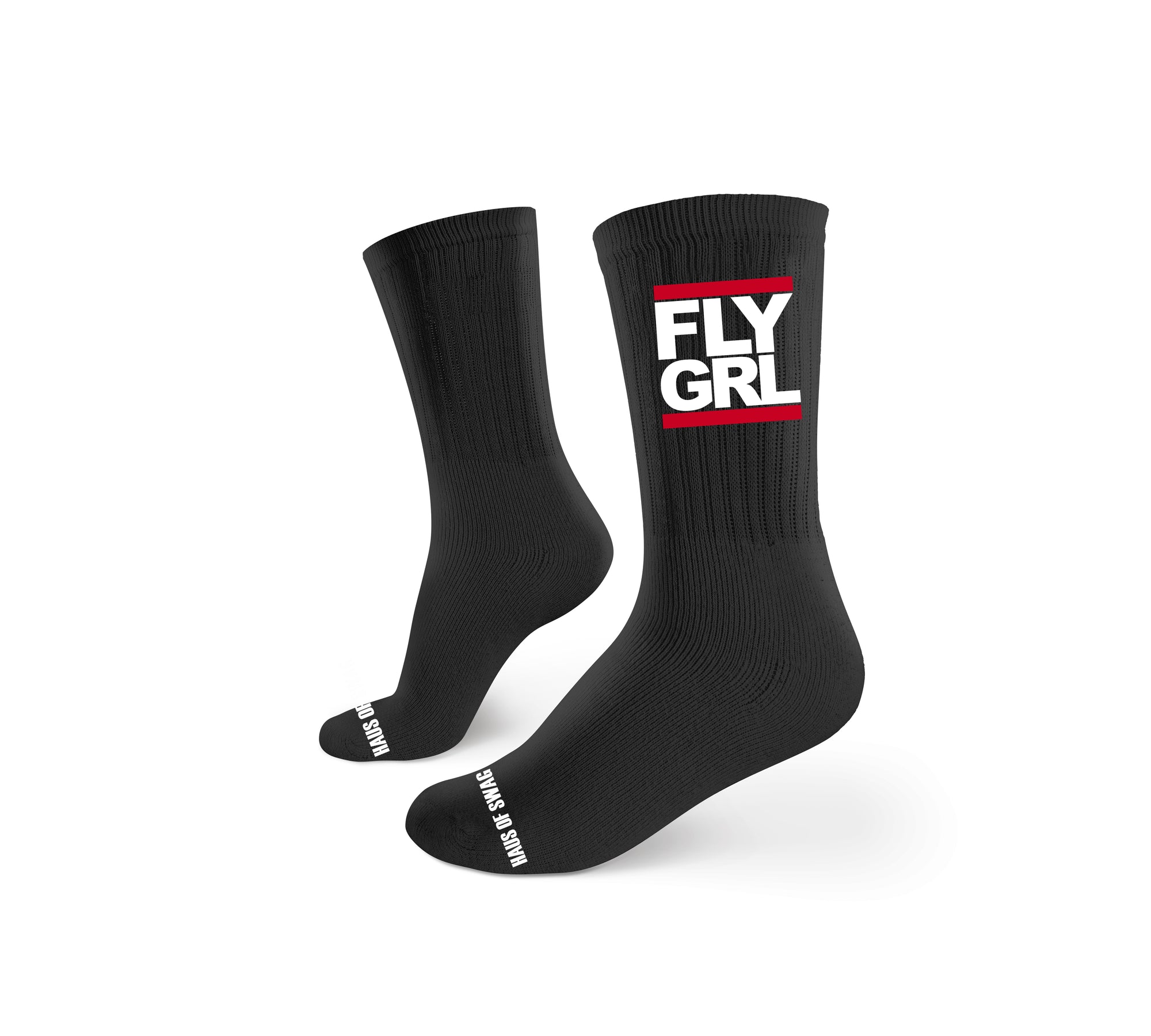 FLY GRL Black Socks