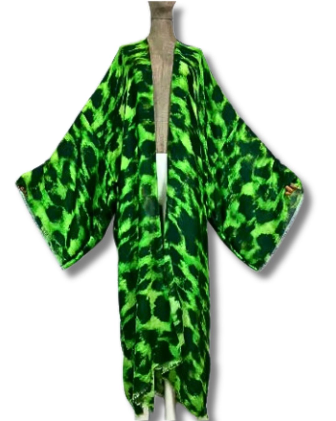 Leopard Lime Kimono