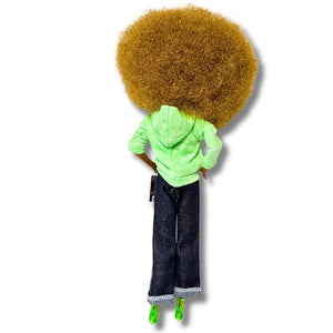 Green 'X' Hoodie Fashion Collector Doll