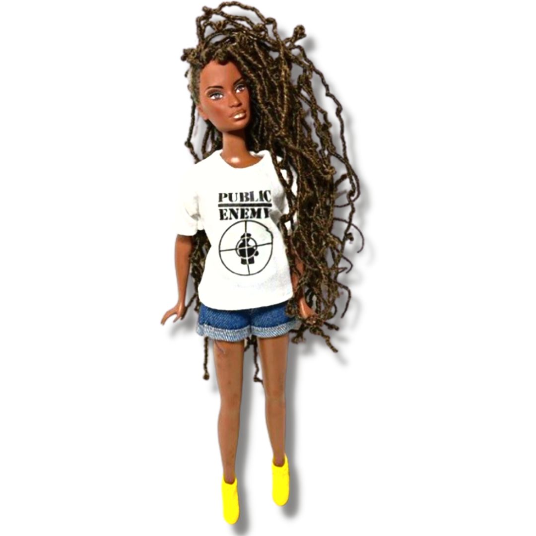 Doll: Public Enemy In Mixed Brown Locs