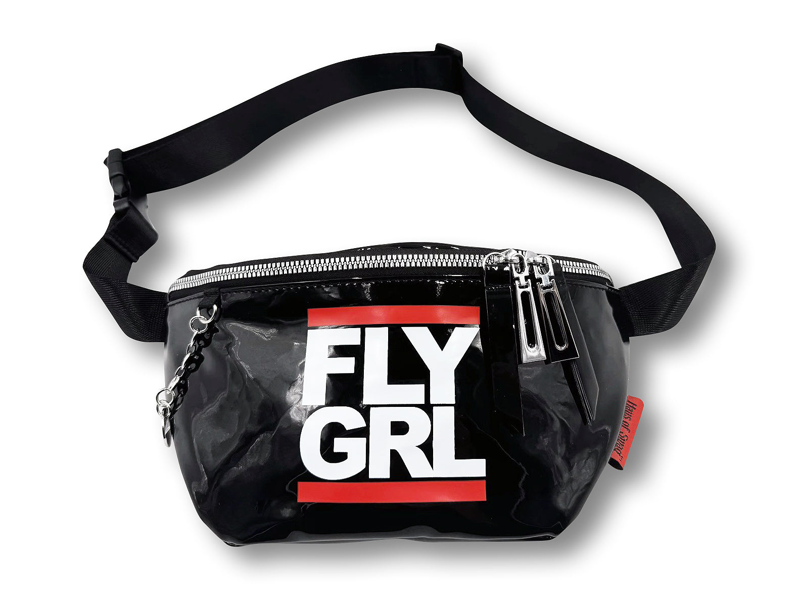 FLY GRL Belt Bag In Patent Leather