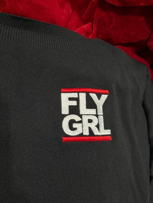 FLY GRL Off-Shoulder Midi Knit Dress