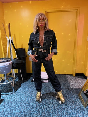 FLY GRL ****Belt Buckle Only**** In Gold