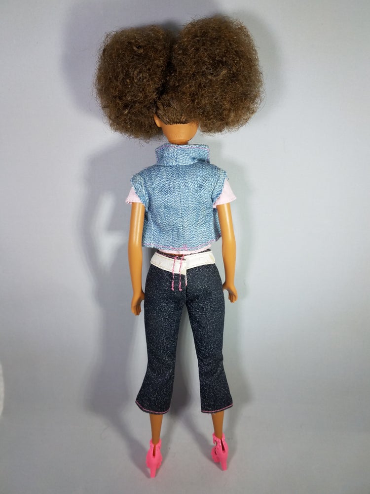 GRL PWR Pink Denim Collector Doll
