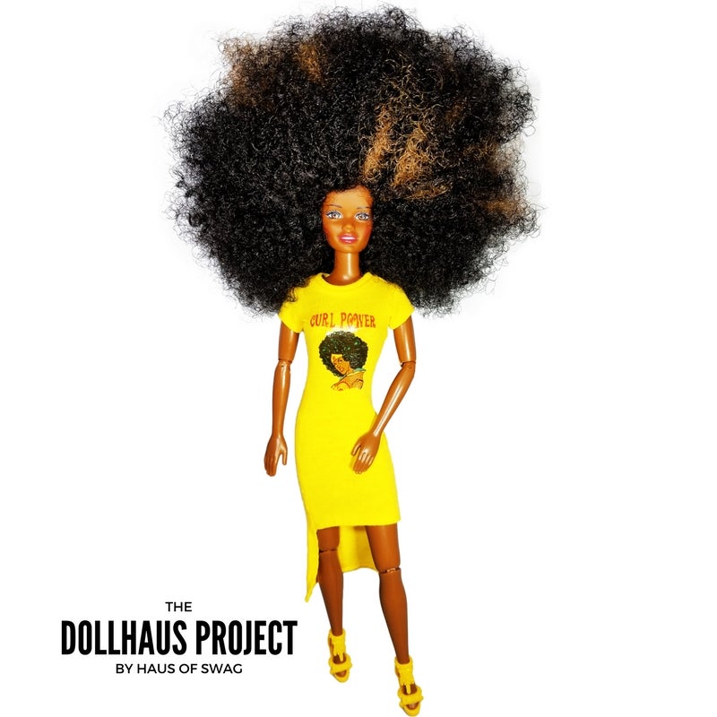 Curl Power (Yellow Hi-Lo Dress) Collector Doll