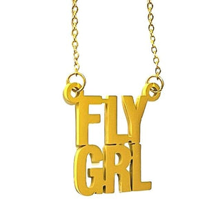 FLY GRL Nameplate Necklace