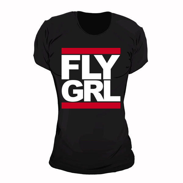 FLY GRL Classic T-Shirt In Black - Haus of Swag