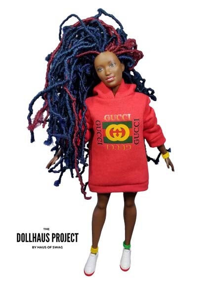 Gucci Sweatshirt Dress Fashion Collector Doll