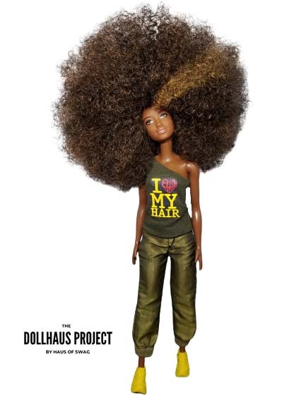 I 'EL OHH VEE EE' My Hair Collector Doll