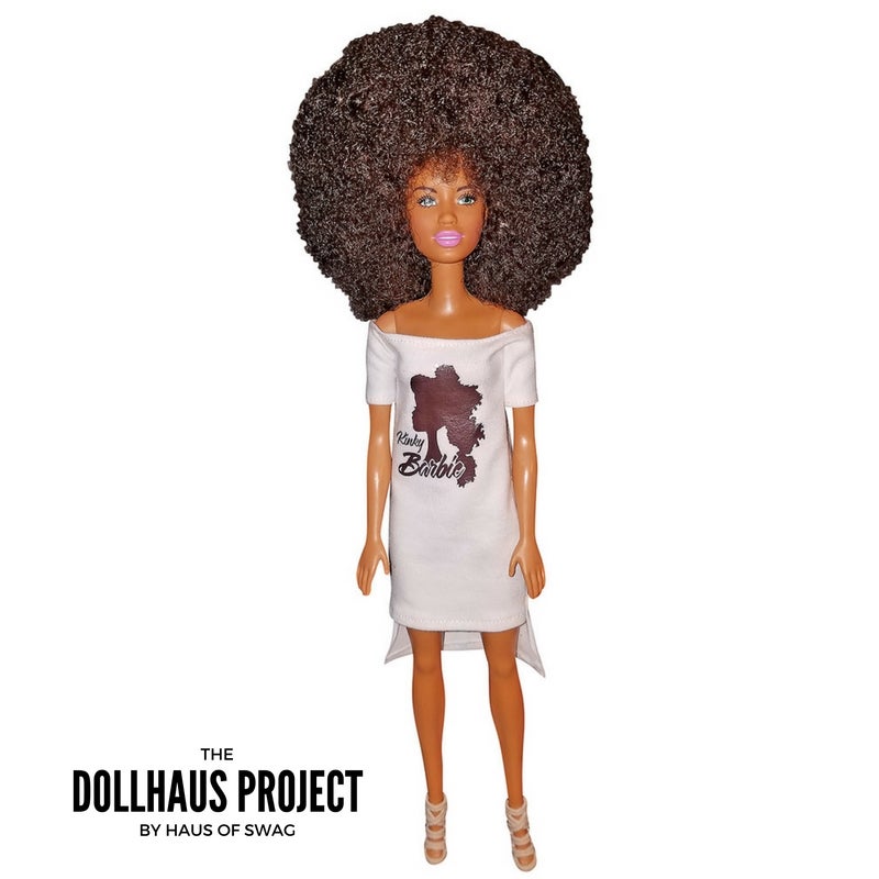 Kinky Barbie | Big Haired Afro Fashion Collector Doll