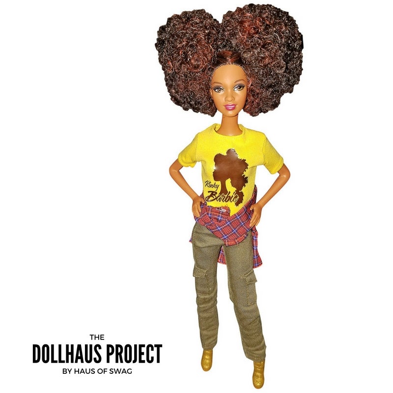 Kinky Barbie | Afro Puff Fashion Collector Doll