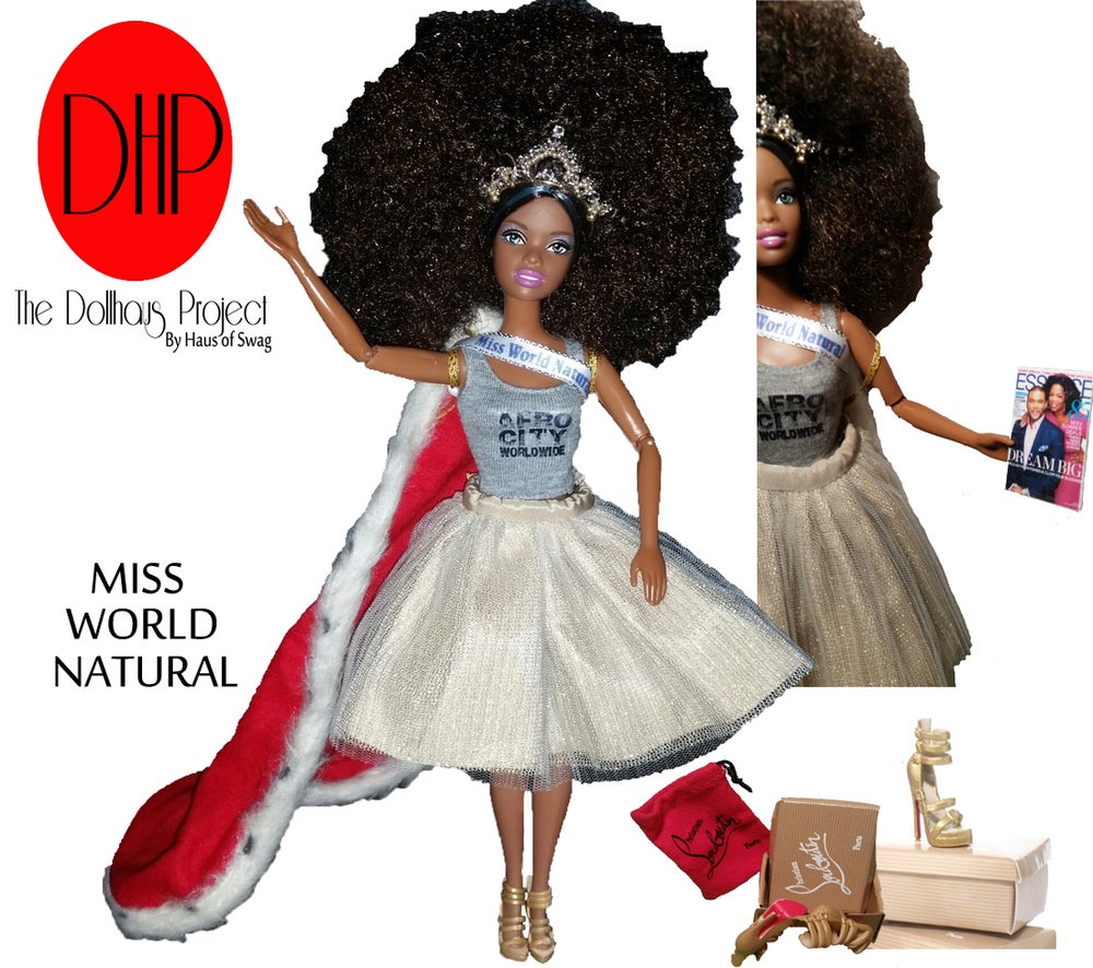 Miss World Natural fashion doll