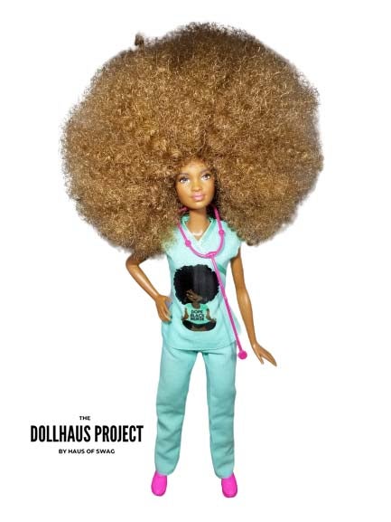 Dope Black Nurse Collector Doll