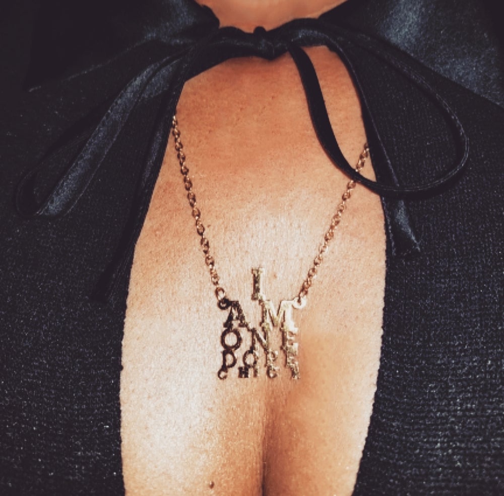 I Am One Dope Chick Nameplate Style Necklace